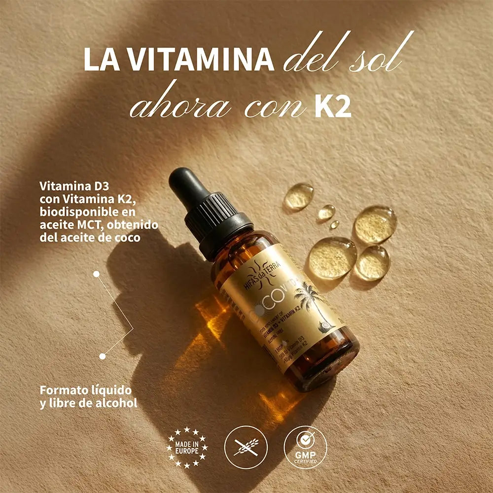 CocoVit D+K2: vitamine D3 e K2