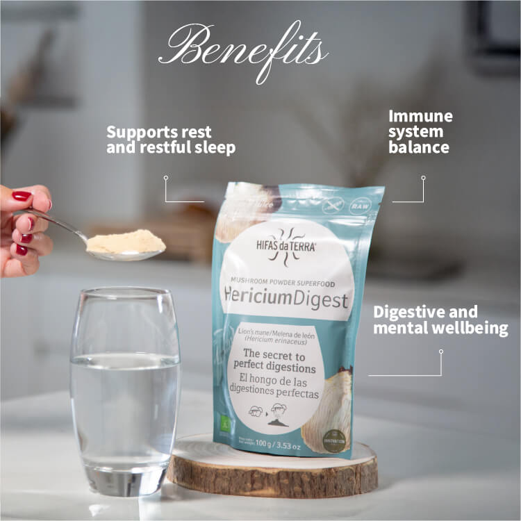 Hericium Digest Powder Superfood (Organic Lion’s Mane)