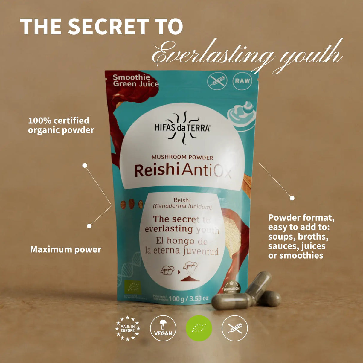 Reishi Antiox Powder Superfood