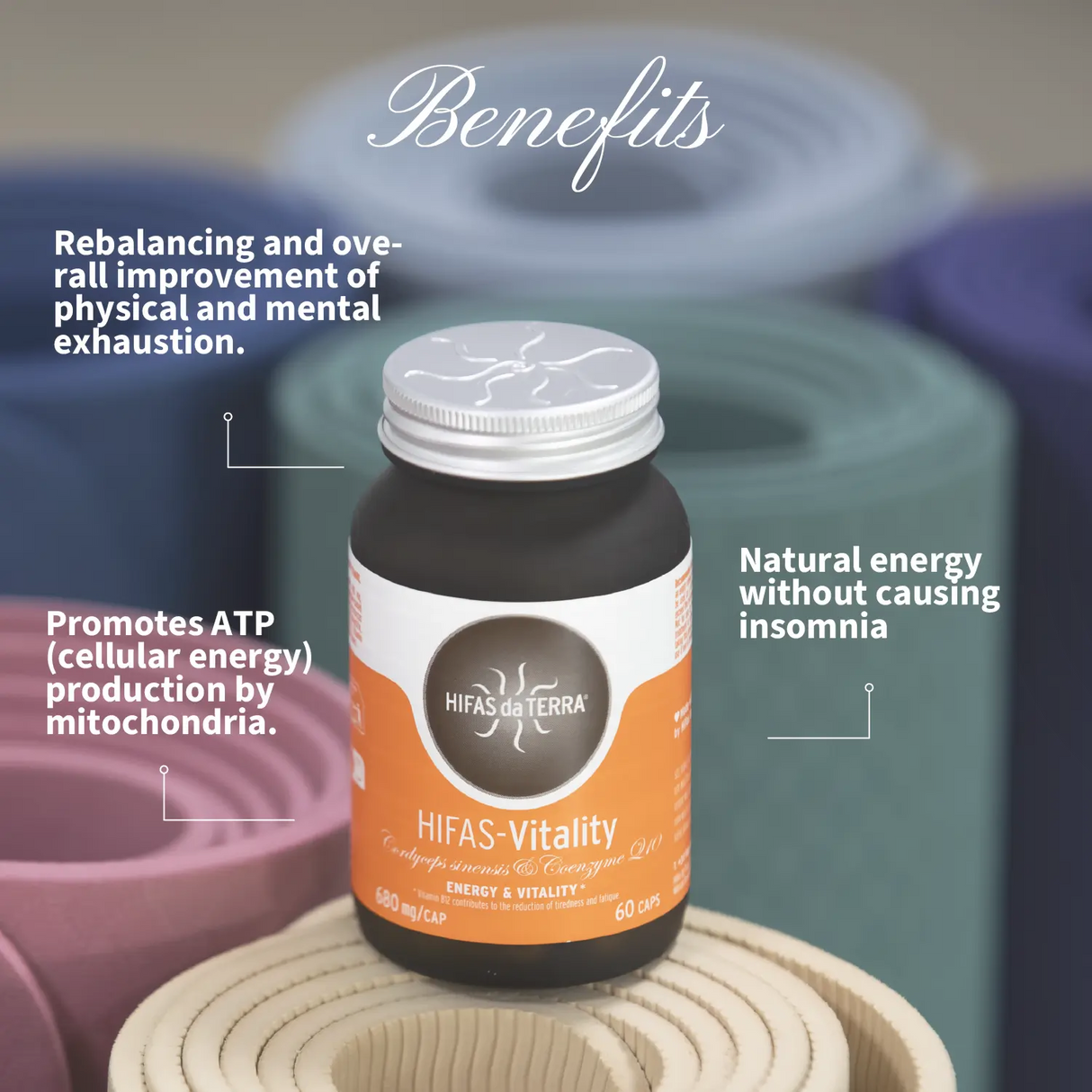 Hifas-Vitality (Cordyceps extract) Energy and Fatigue