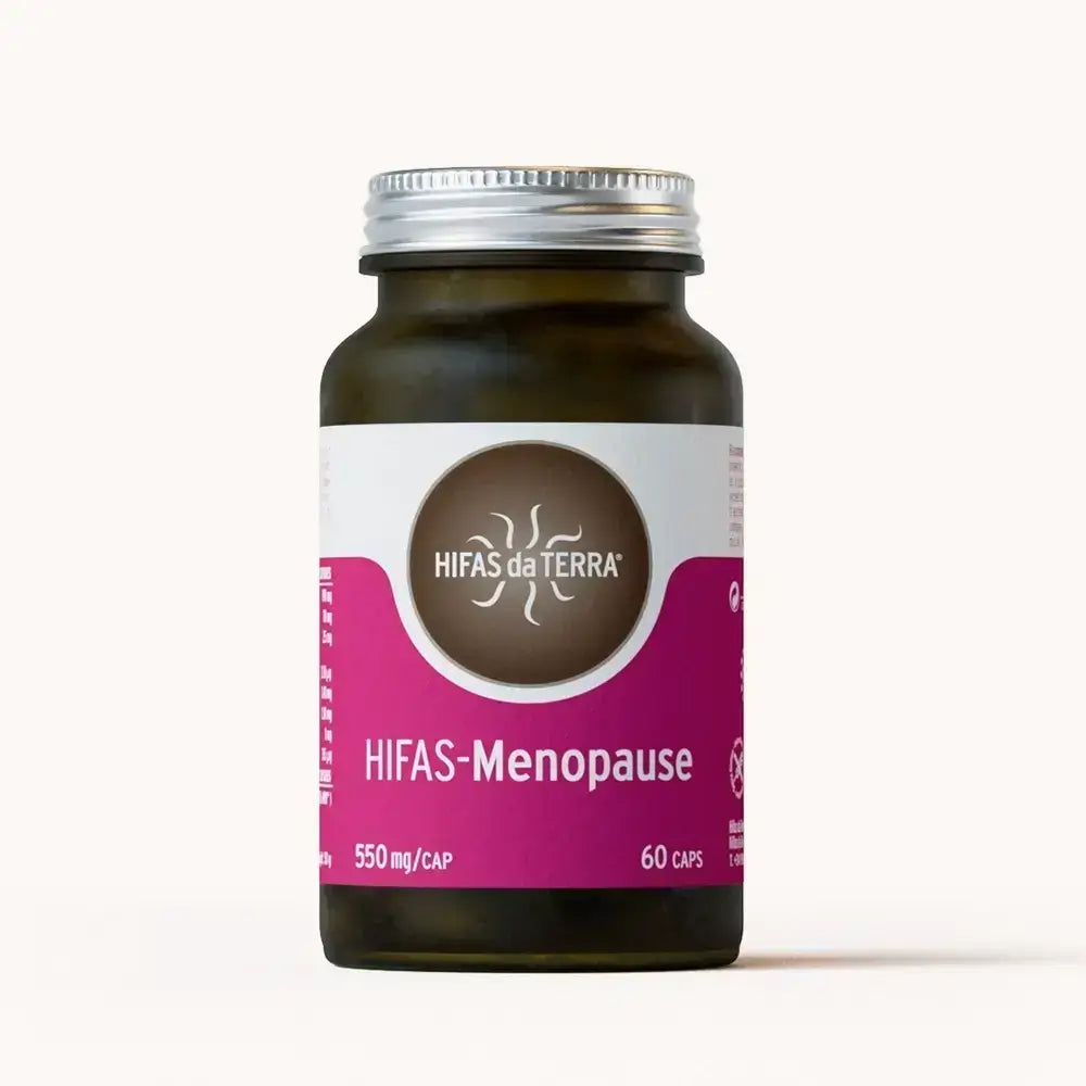 Hifas-Menopause (Reishi, Cordyceps, Lion's Mane, Ashwaghandha KSM 66 and Green Tea extract) capsules