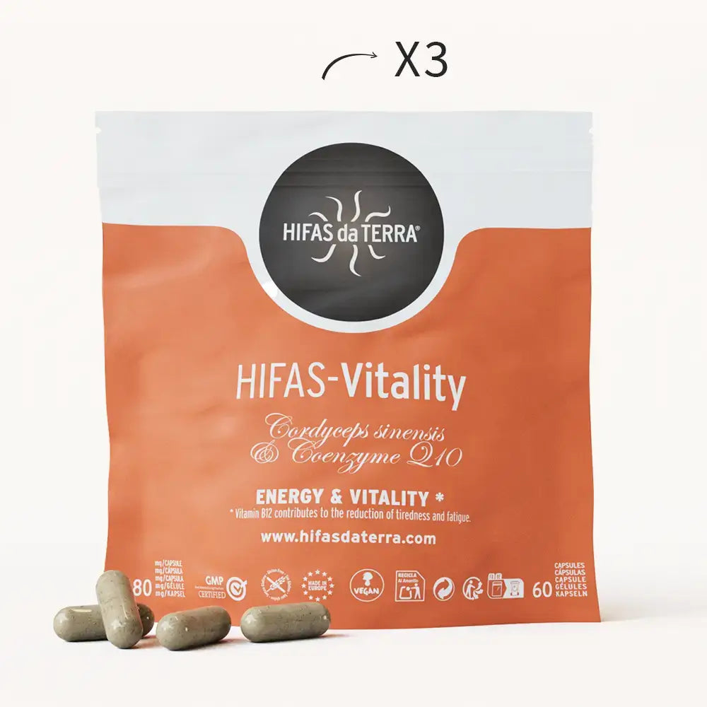 Hifas-Vitality (Cordyceps extract) Energy and Fatigue