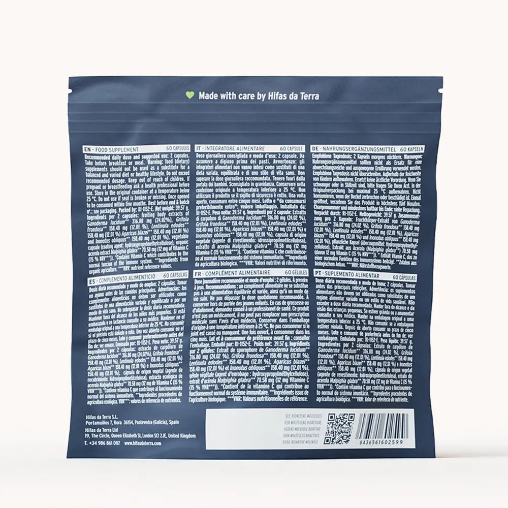 Mico Five (Chaga, Reishi, Maitake, Shiitake, Sun mushroom) Capsules