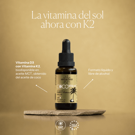 CocoVit D+K2: vitamine D3 e K2