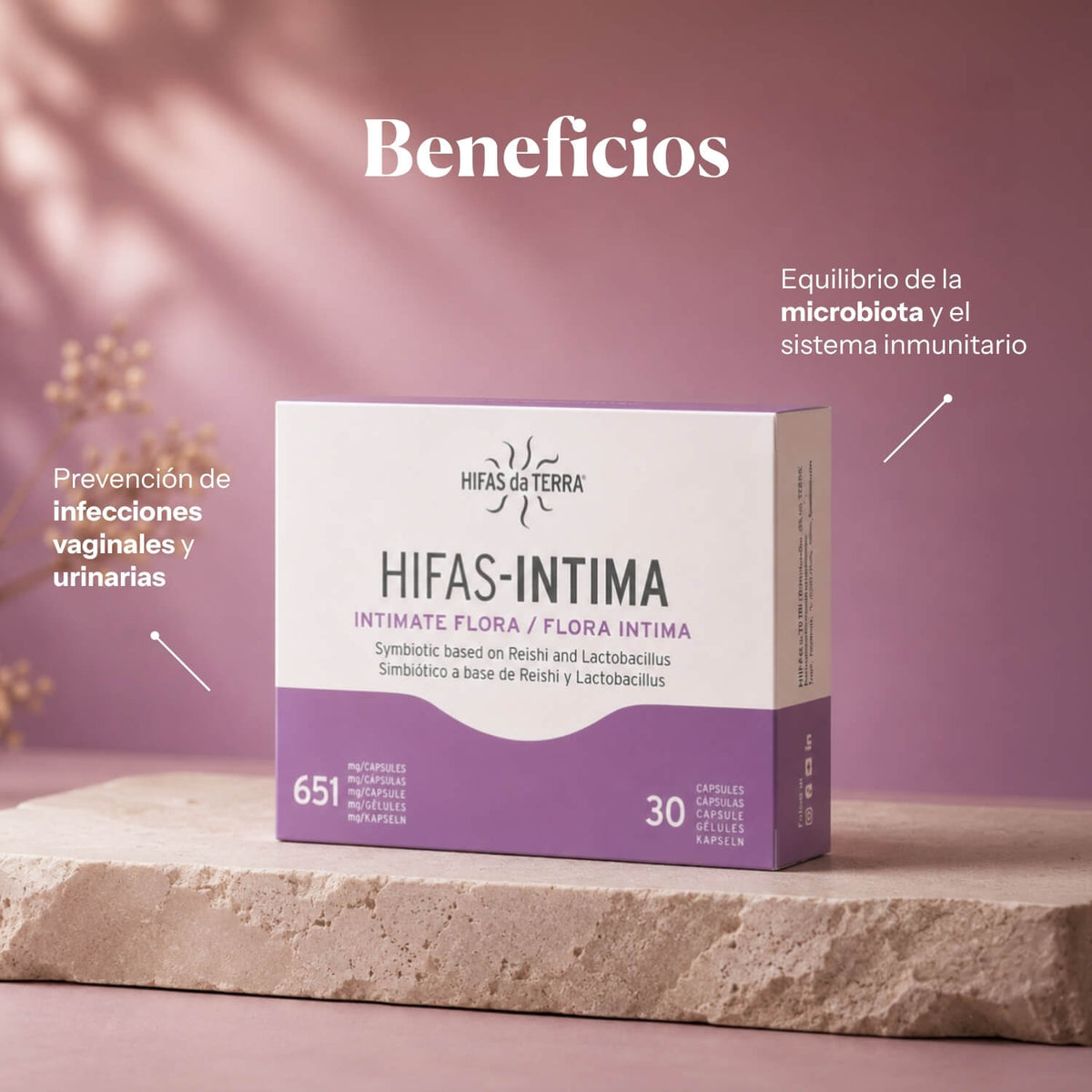 Vaginal Prebiotic and Probiotic Hifas-INTIMA