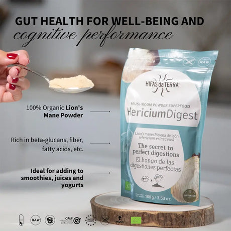 Hericium digest powder 100% Organic Lion's Mane 